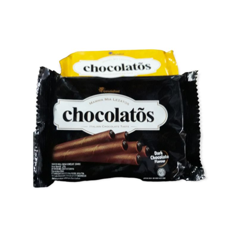 

WAFER CHOCOLATOS DARK CHOCOLATE FLAVOUR 27GR