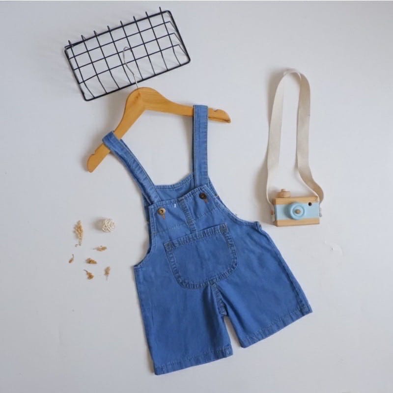 Setelan Overall Anak Kaos Putih Jumpsuit Anak Overal Celana Juniorkids 1-3 TAHUN