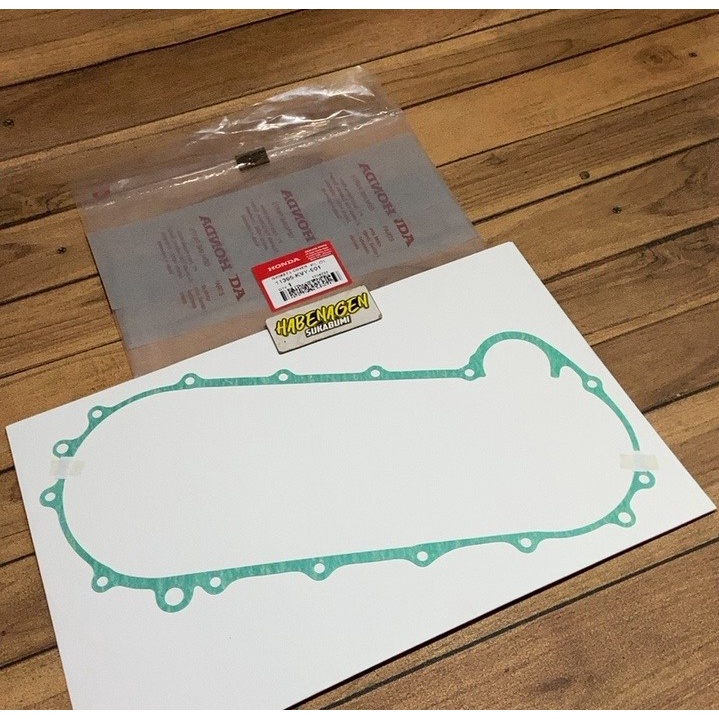 PACKING PAKING PERPAK GASKET L COVER BAK BLOK CVT HONDA BEAT SCOOPY VARIO 110 KARBU FI ORI ORIGINAL 