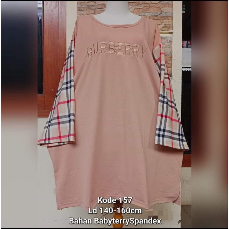 atasan jumbo burber bordir