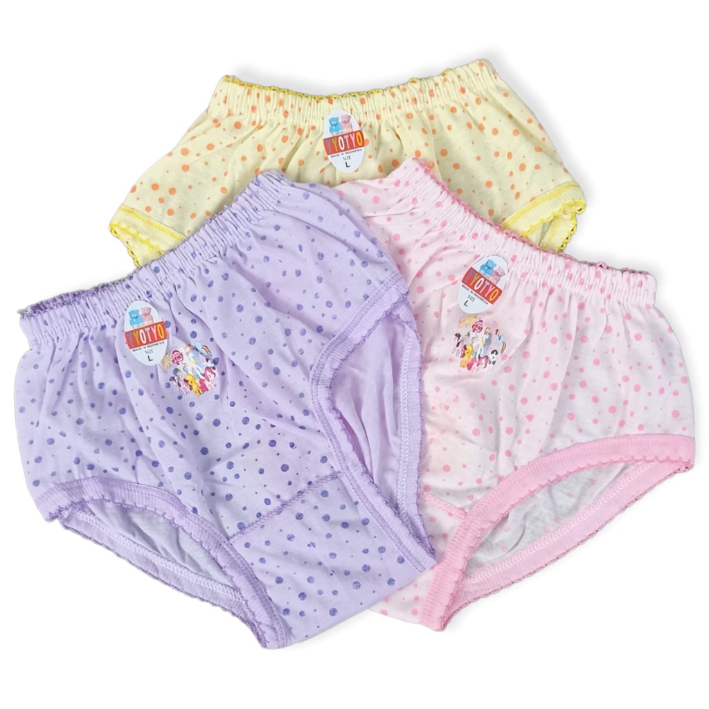 12 PCS CELANA DALAM ANAK PEREMPUAN / CD ANAK CEWEK SAKURA MOTIF SABLON