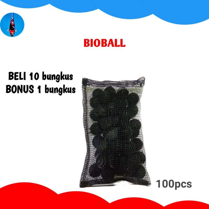 bioball media filter kolam ikan koi filter biologis