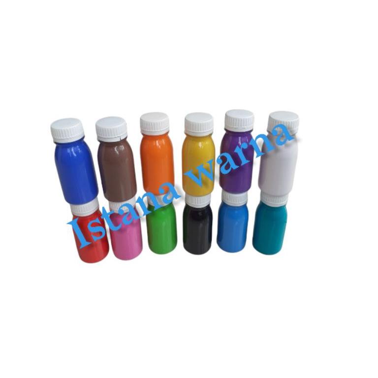 

[H-I7I][♥☞] Cat Lukis PREMIUM 80 ml Cat Lukis Acrylic untuk Gypsum Tanah Liat Mural Tembok kanvas serba guna Tive Matte proses cepat