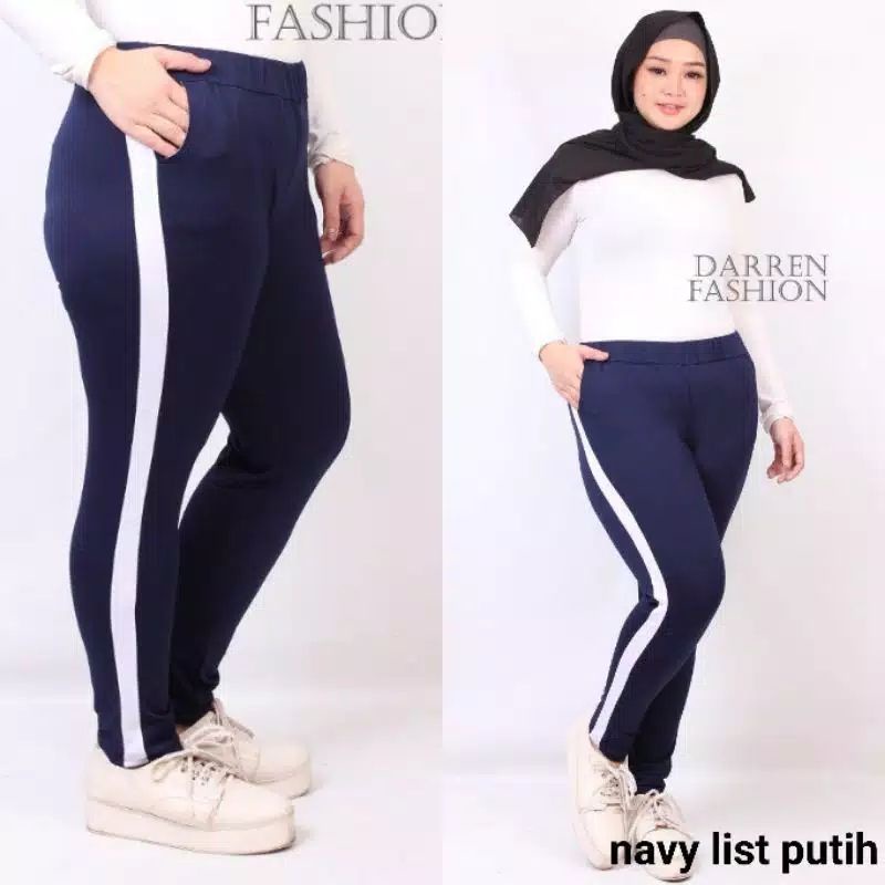 Celana panjang jumbo wanita leging  jumbo wanita street melar