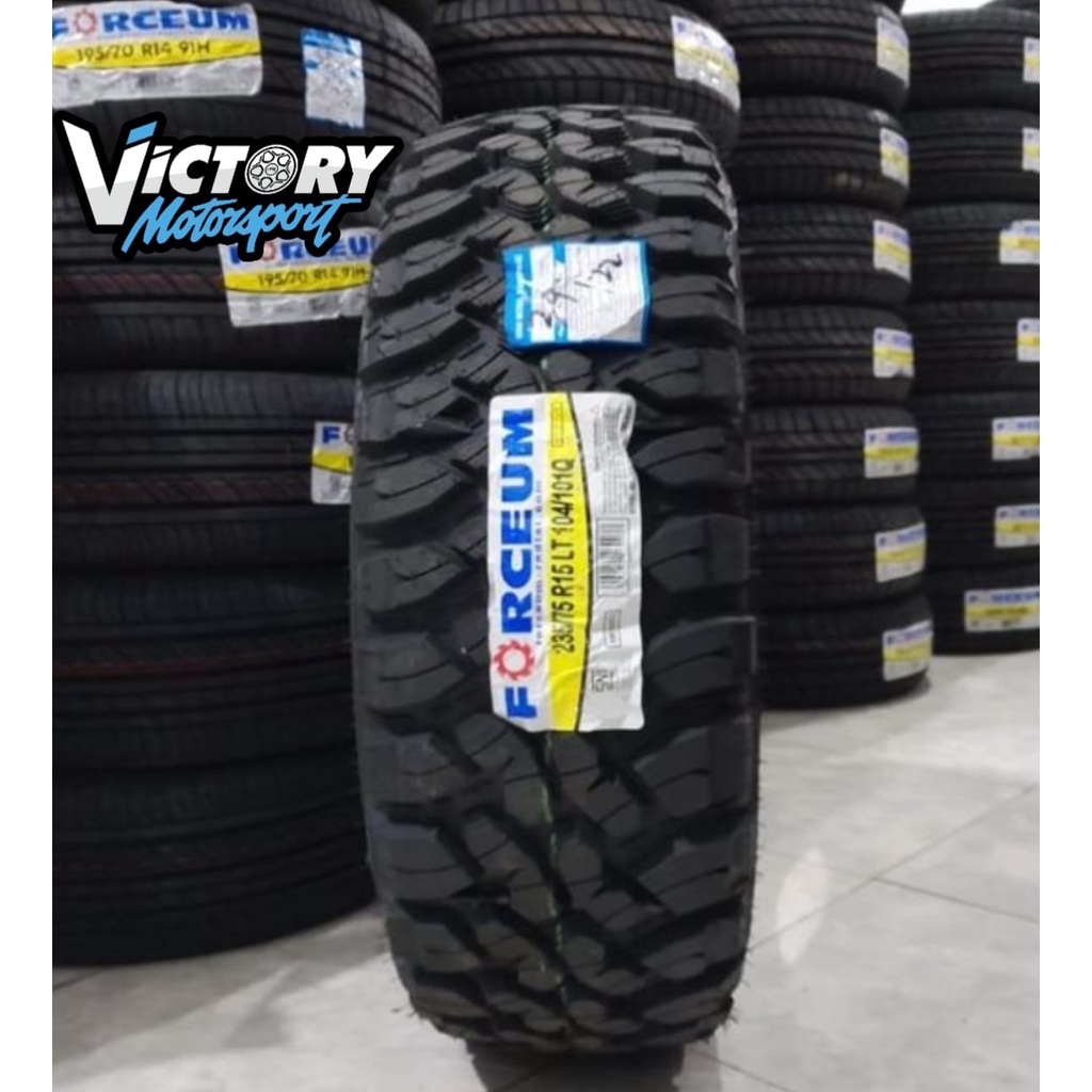 Ban Mobil Offroad 235/75 R15 Merk Forceum MT-08 Ring 15 Ban Catok Offroad Untuk Jimny Feroza Taft BAN MOBIL TAHUN TERBARU