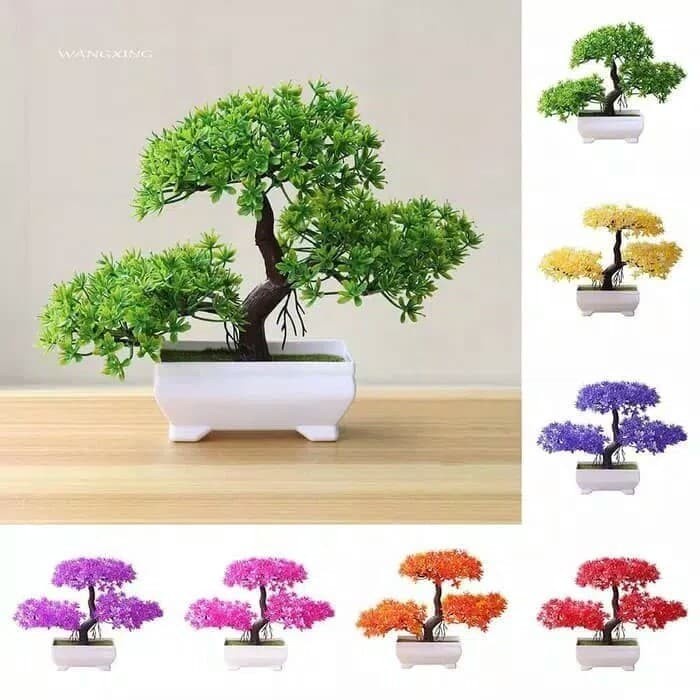 Miniatur Pohon Bonsai - Pohon Bonsai Artificial - Pohon Dekorasi
