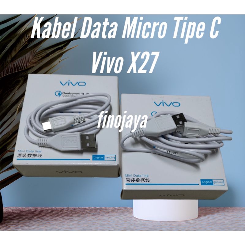 Kabel Data Micro Kabel USB Tipe C Vivo X27