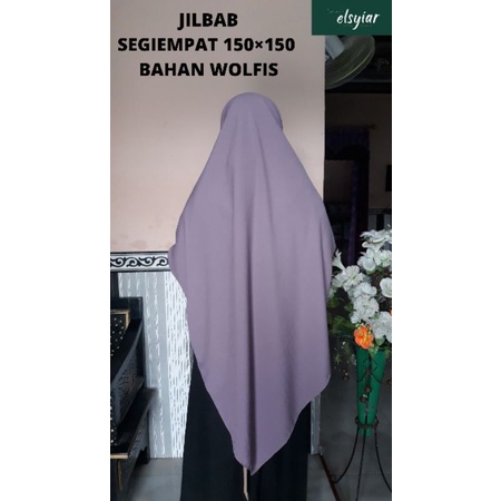 JILBAB SEGIEMPAT WOLFIS