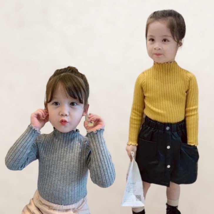 Baju Rajut Anak Perempuan Gaya Korea Usia 3 4 5 Tahun All Size Baju Rajut Anak Perempuan Korea Style