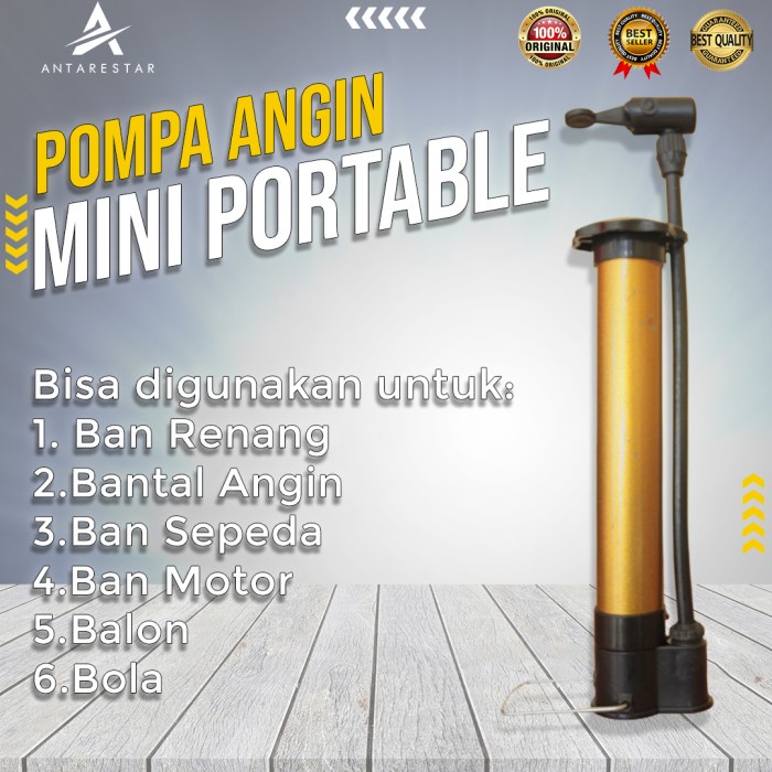 POMPA TANGAN BAN SEPEDA ANGIN MANUAL POMPA MINI PORTABLE / POMPA TANGAN BAN SEPEDA ANGIN FREE ONGKIR