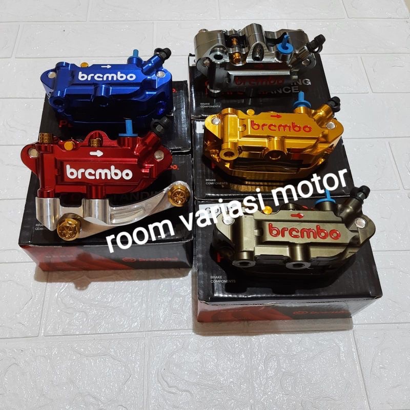 KALIPER MONOBLOK 4 PISTON MIO SPORTY MIO SOUL OLD FINO XEON JUPITER MX OLD DLL