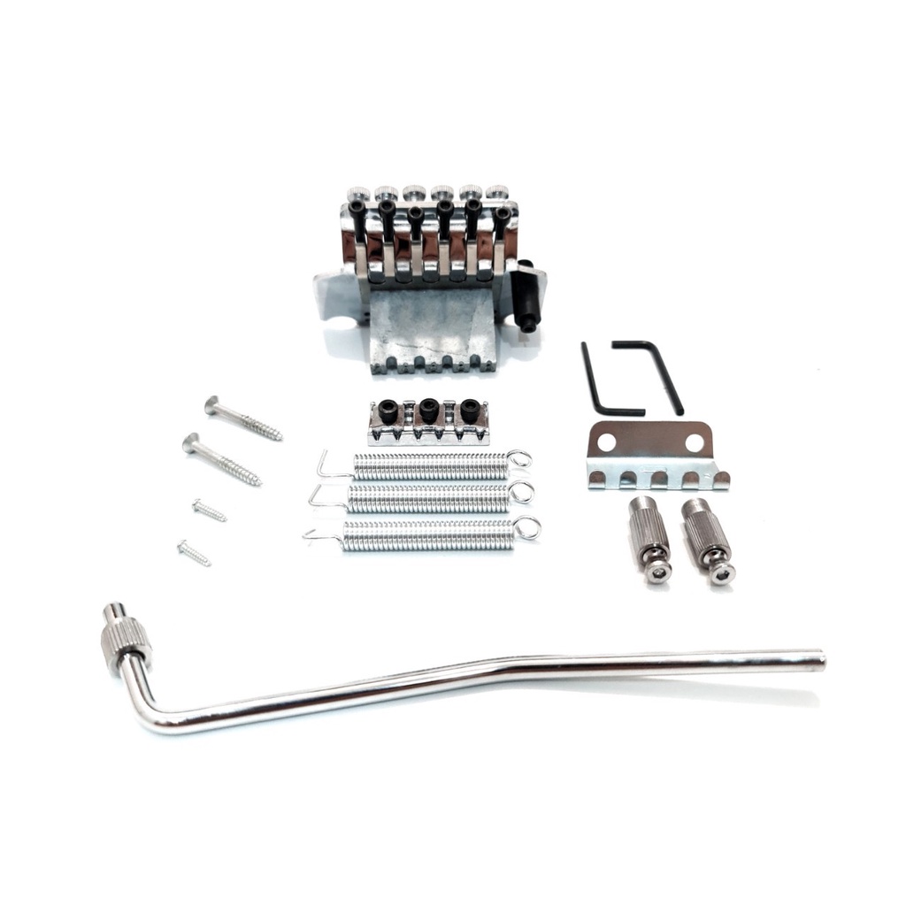 Tremolo Gitar Elektrik Listrik Bridge Floyd Rose UpDown Licensed Guitar Silver dan Black 1 Set Komplit Lengkap Murah Jakarta