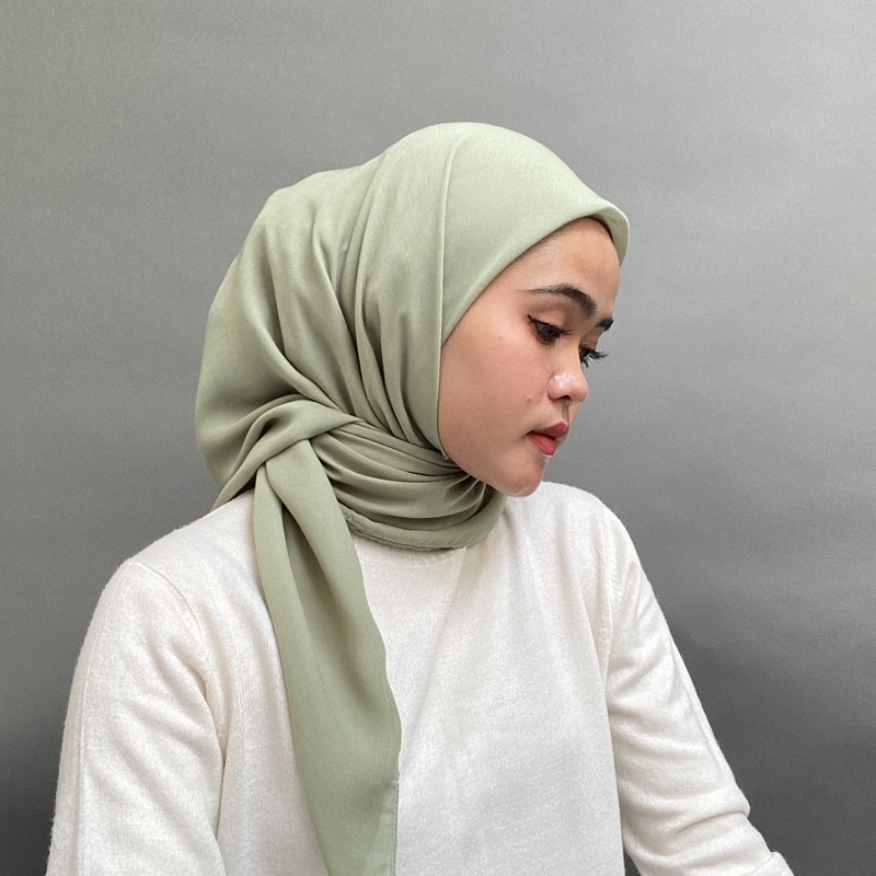 RAABIHA | Nura Hijab Square | Kerudung Anti Letoy | Pollycotton Premium