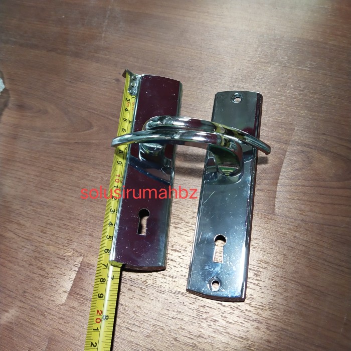 sepasang selot handle saja 163mm gagang kunci pintu lama kuda besar