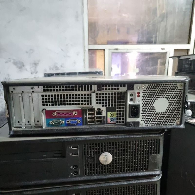 Cpu komputer dell core2duo ram 2gb hardisk 160gb siap pakai