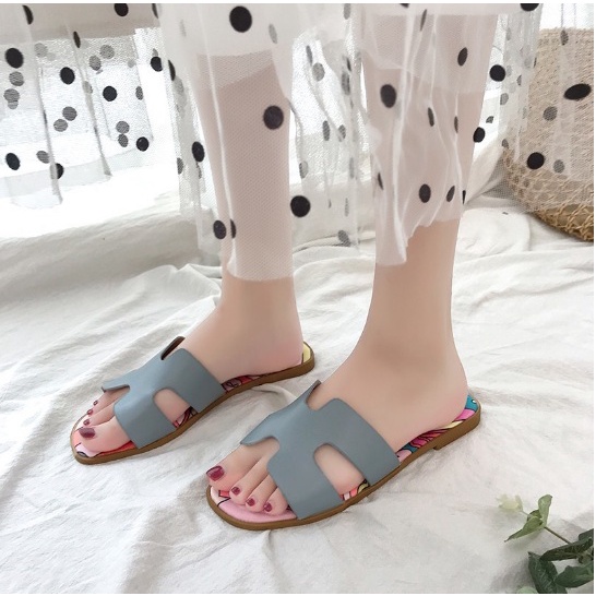sandal import woman shoes import HERMESCORAK SANDAL SANTAI