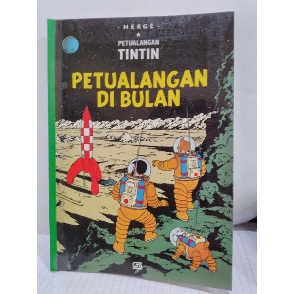 Jual Best Seller Langka Buku Petualangan Tintin Di Bulan Ori Preloved Shopee Indonesia