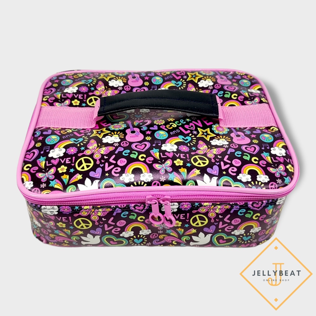 TAS BEKAL SINGLE PREMIUM (24X18X8)CM SPONS TEBAL INSULATED KARAKTER UNICORN MERMAID DONUT SPIDERMAN ASTRONOT CARS