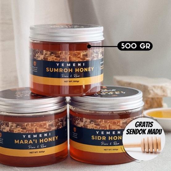 

GRATIS ONGKIR✅500gr Madu Yaman Sidr Baghiyah | Madu Marai/Mara’i | Madu Sumroh/Sumra Premium High Quality Yemeni Honey|KD3