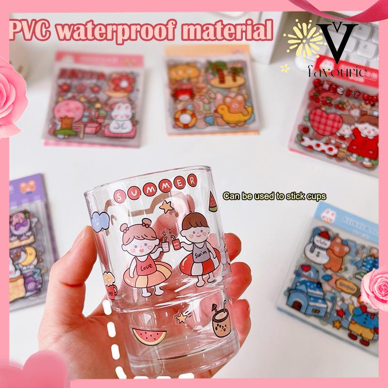 COD20PCS/Set Stiker Motif Kartun Korea Lucu Anti Air Dekorasi pola kecil Handbook Scrapbook DIY-FA