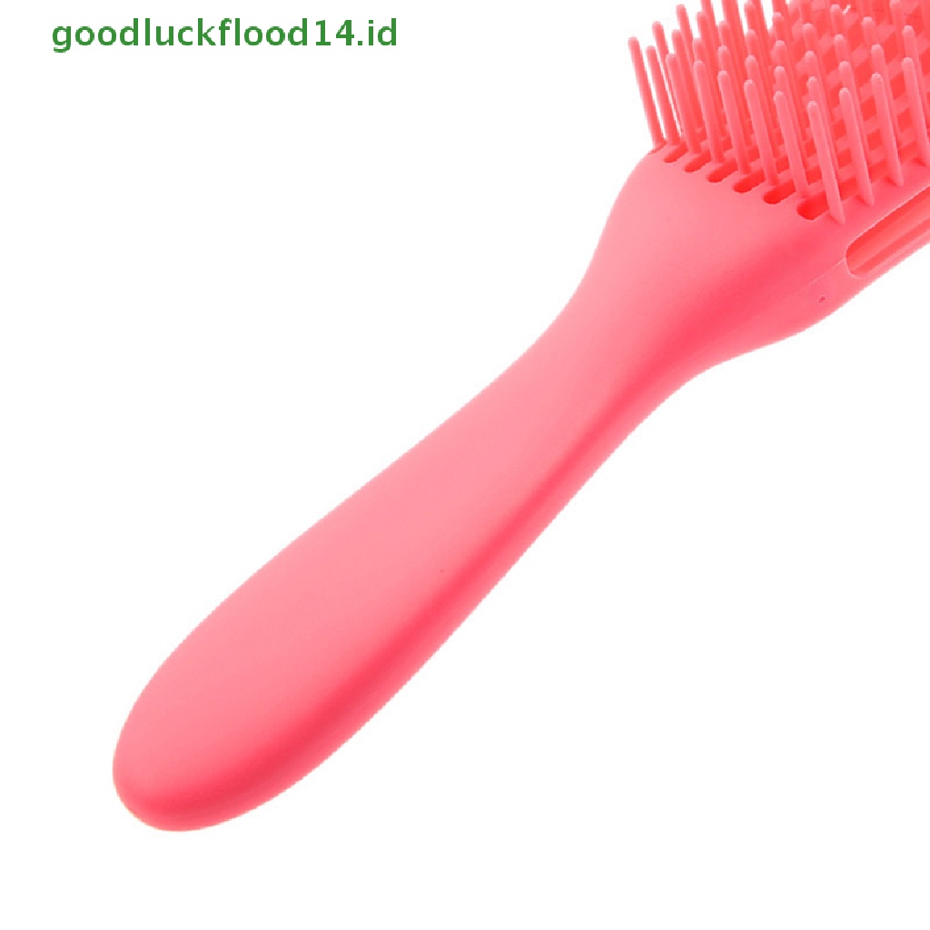 [GOOGFOUR] Sikat Rambut Detangling Brush Pijat Kulit Kepala Sisir Rambut Detangling Brush for Curly Hair Brush Detangler Sikat Rambut Wanita Pria Salon [TOP]