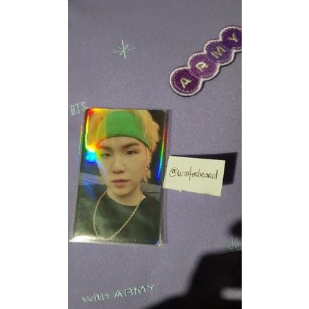 Photocard DVD Min Yoongi Sowoozoo Official