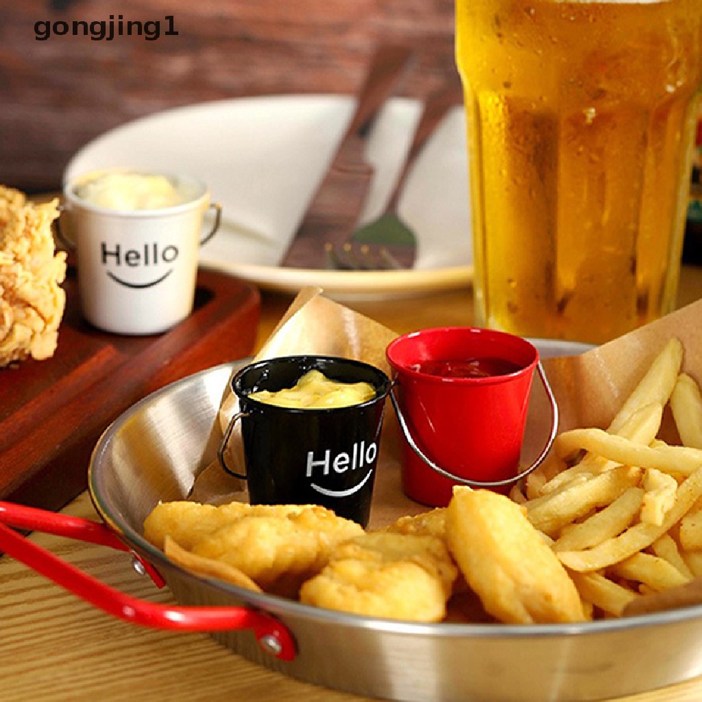 Ggg Mini Hello Bucket Mini American Sauce Bowl Western Steak Sauce DishTomato Sauce Cup ID