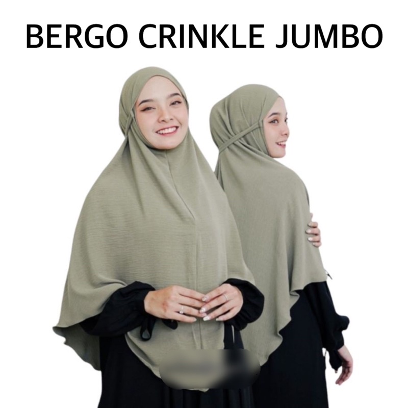 Bergo Crinkle Airflow Jumbo Bergo Jumbo Bergo Crinkle Non Pet Jumbo Bergo Crinkle XL Bergo Crinkle P