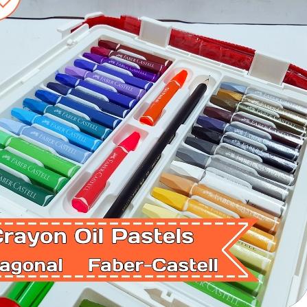 

✮✮ Crayon Oil Pastels Hexagonal 48 - Hexagonal 60 - Hexagonal 72 Faber Castell