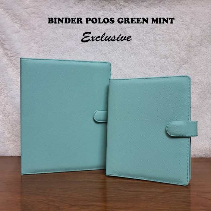 

PROMO BINDER POLOS EXCLUSIVE WARNA GREEN MINT A5 DAN B5 Code 4417