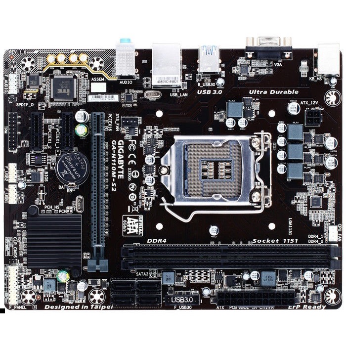 Mainboard Gigabyte H110M-S2  LGA 1151 DDR4