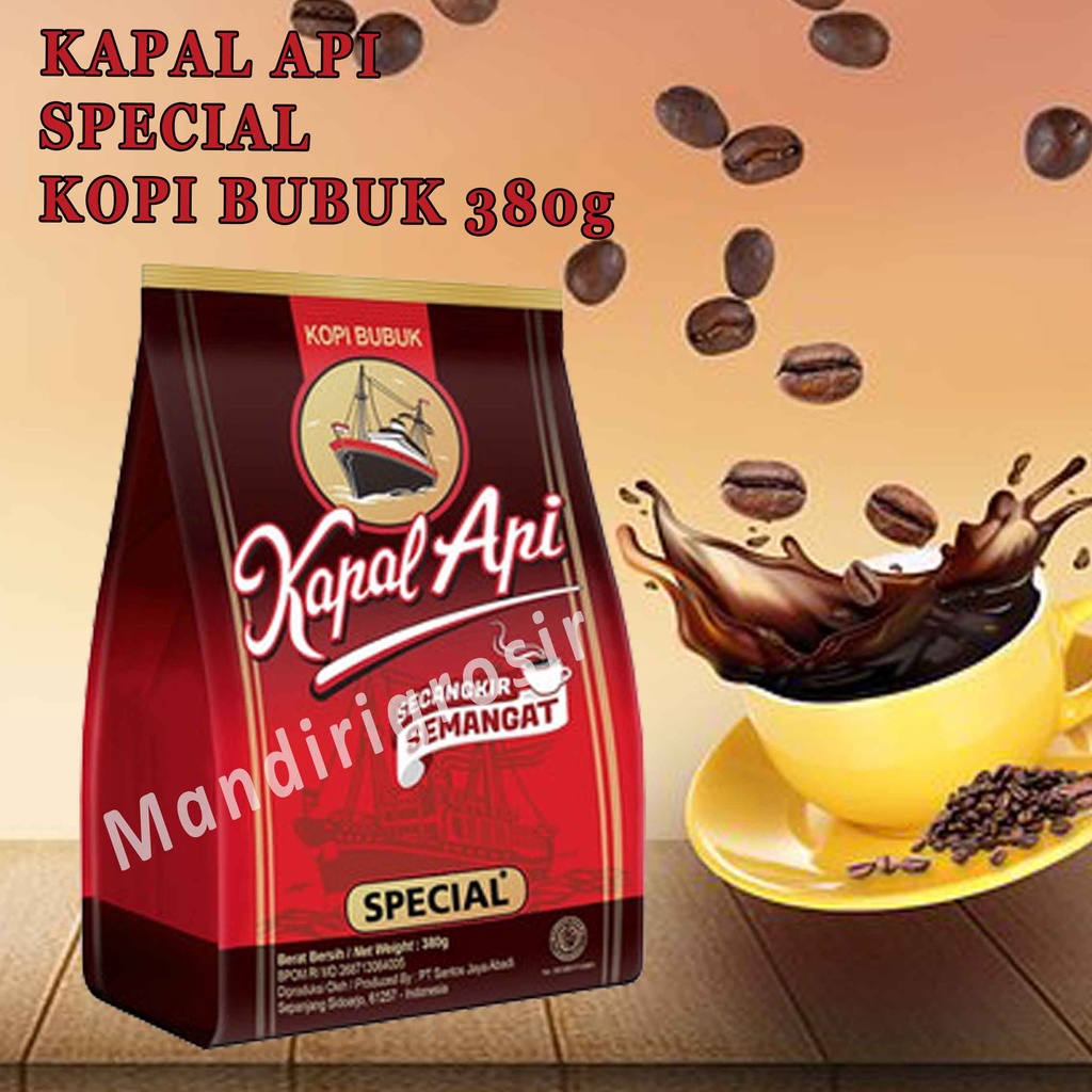 Kopi Bubuk Instan * Kapal Api Special * Kopi Tanpa Gula * Kopi 380g