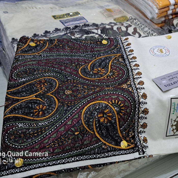 Sorban Rida Kashmiri Sulam Padat