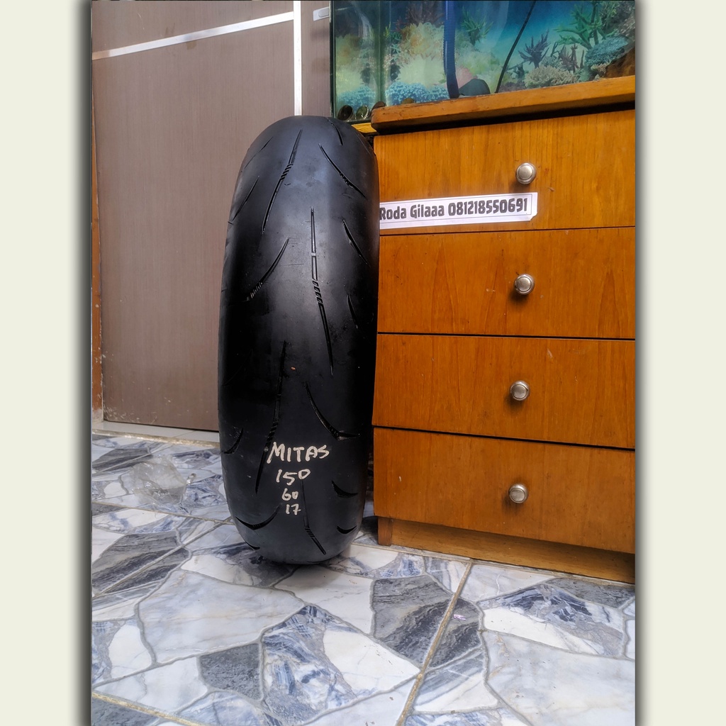 COPOTAN BAN SECOND BAN BEKAS MITAS SPORT FORCE 150/60/17 RING 17