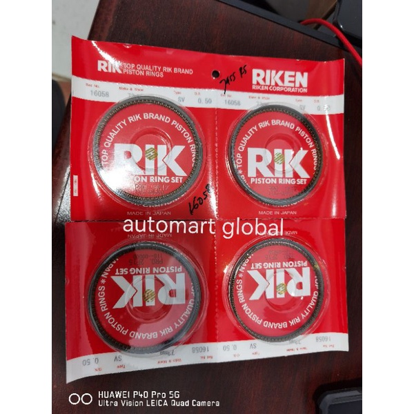 ring piston Honda jazz RS riken japan