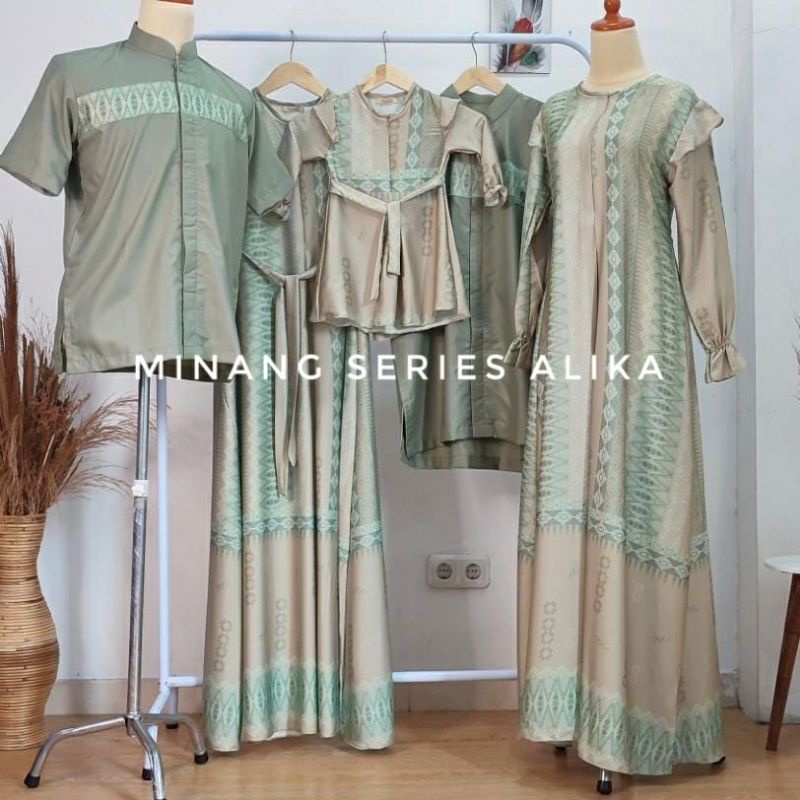 PRE-ORDER BAJU SARIMBIT NATHALIE SULE PREMIUM PRINTING ALIKA|GAMIS LEBARAN|FAMILY SET