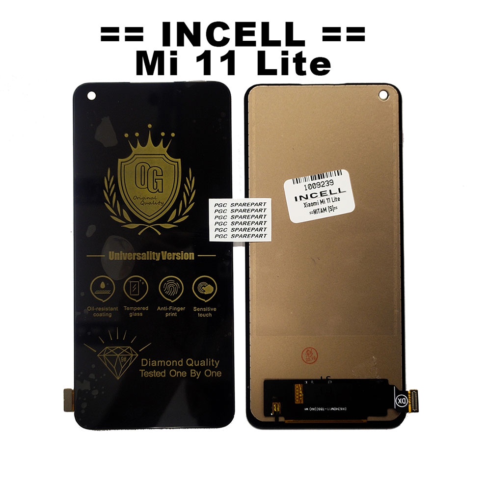 INCELL - LCD Touchscreen Fullset Xiaomi Mi 11 Lite / Mi11 Lite / Mi 11lite / Mi11lite