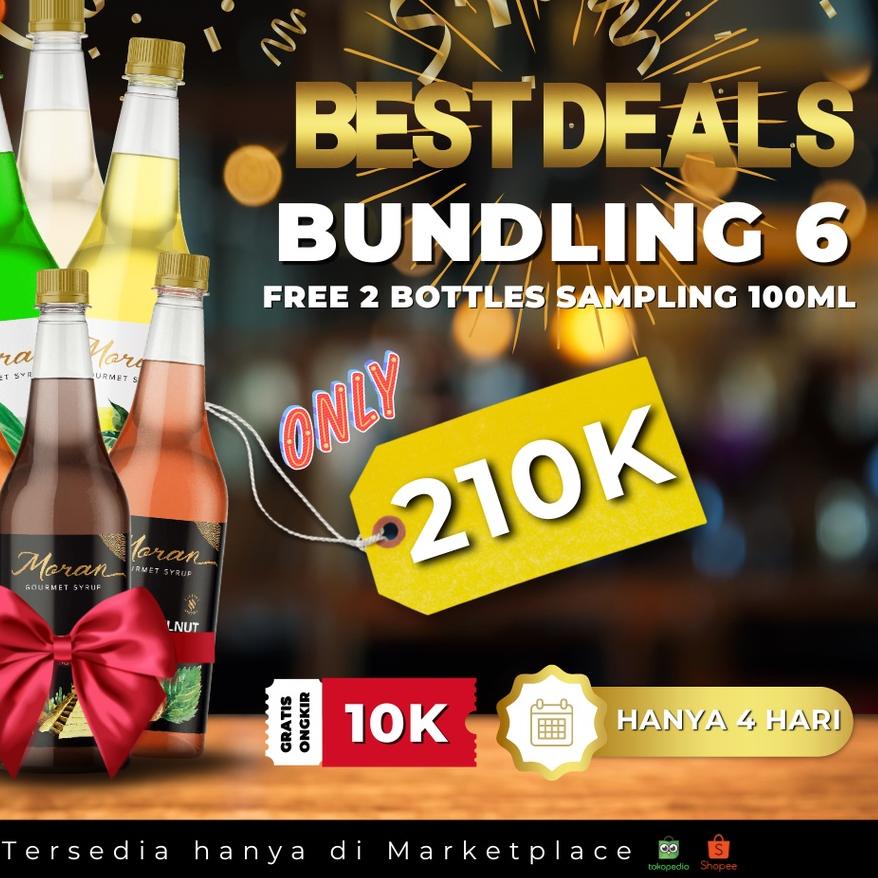 

limited STOCK!Syrup Moran 800ML Bundling Promo|KD1