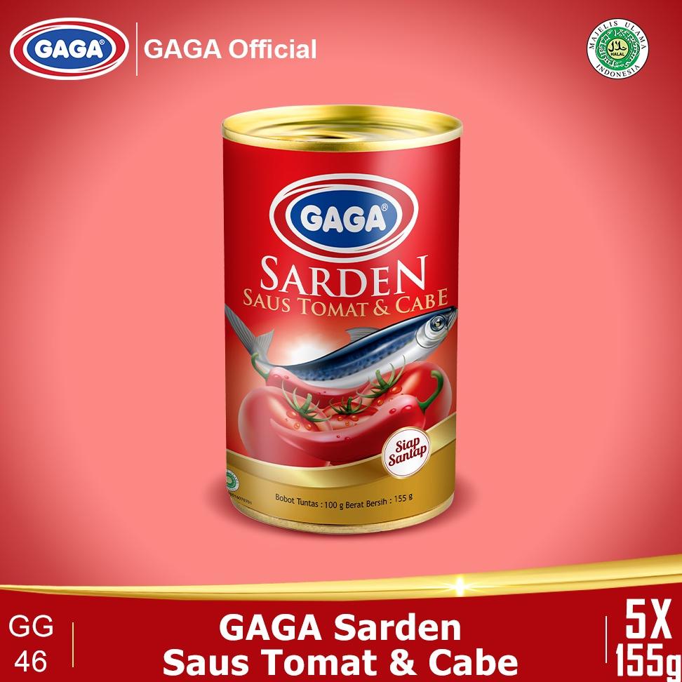 

[BAYAR DITEMPAT] Beli 3 pcs GAGA Sarden Tomat Chilli 155g FREE 2 pcs GAGA Sarden Tomat Chilli 155g. (GG46)