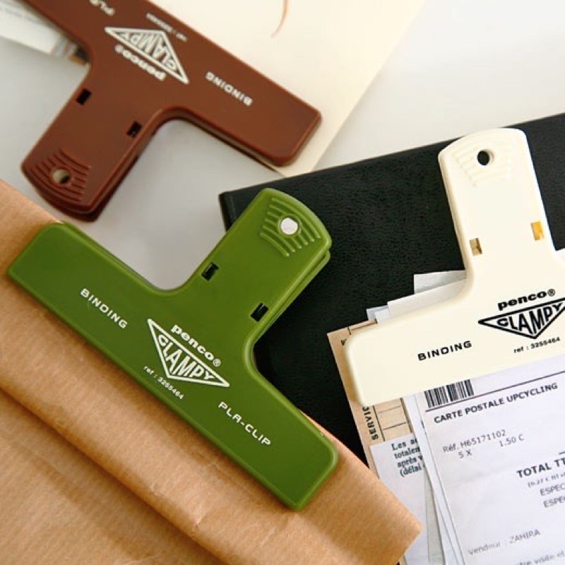 

High Tide Penco Clampy Plastic Clip Penjepit Dokumen Klip Plastik Document Clip
