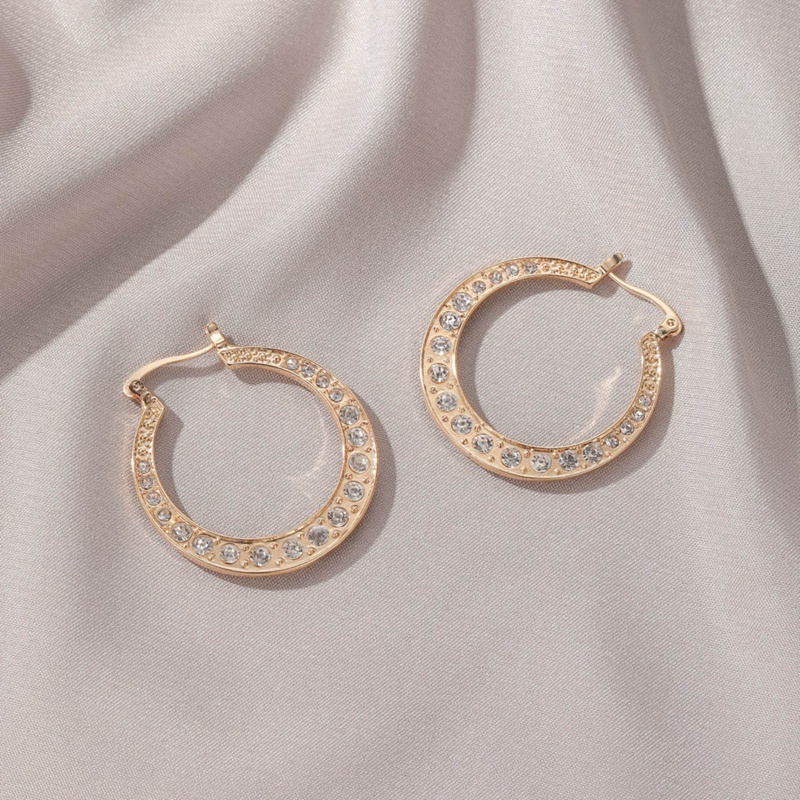 Lingkaran Besar Berongga Anting Hoop Wanita Lucu Perempuan Hadiah Pesta