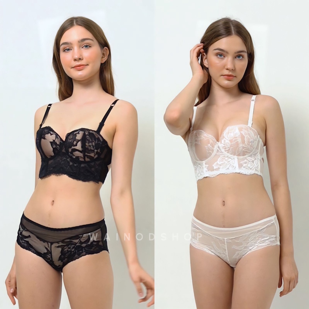 WAINODSHOP - LEVINA sexy bra set kawat size 32A-38D