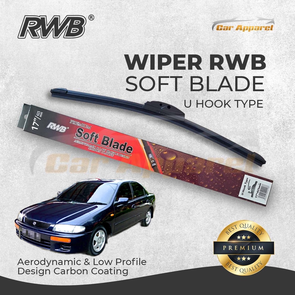 Wiper RWB Mazda Familia Lantis Hybrid / Windshield Mazda Familia