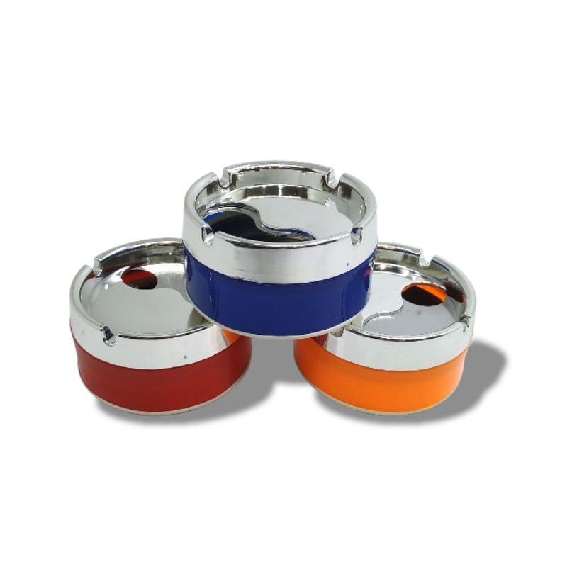 Asbak Stainless Portabel - ME387 - Asbak Rokok Putar