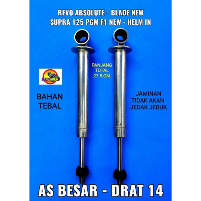 HIDROLIK HIDROLIC HIDROLIS AS SHOK SKOK SHOCK BELAKANG MOTOR HONDA REVO ABSOLUTE , BLADE NEW , SUPRA