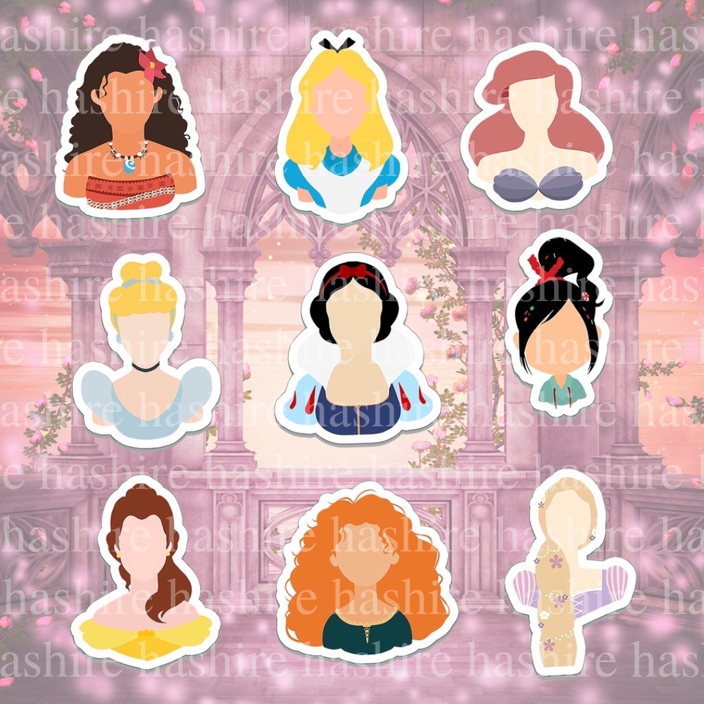 Sticker Princess Disney Aesthetic Stiker