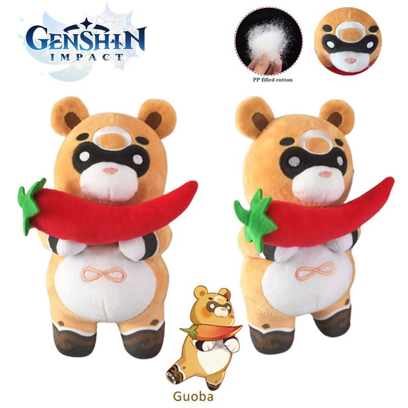 Impact Xiangling Guoba Mainan Mewah Boneka Lembut Koleksi Hadiah Anak