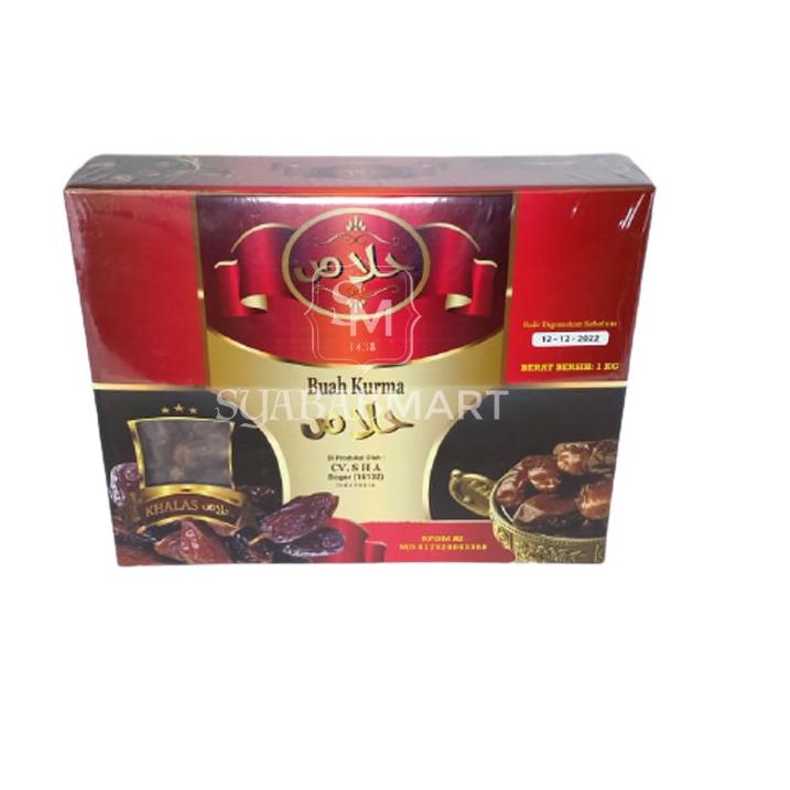

EXCLUSIVE!Kurma Golden Dates Khalas 1 Kg Oleh Oleh Haji Umroh Asli|SQ1