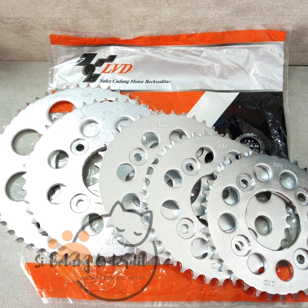 GIR BELAKANG SUPRA FIT NEW BAJA KS (KRAKATAU STEEL) GEAR BELAKANG SURA FIT NEW/KARISMA/REVO ABSOLUTE TEBAL 428