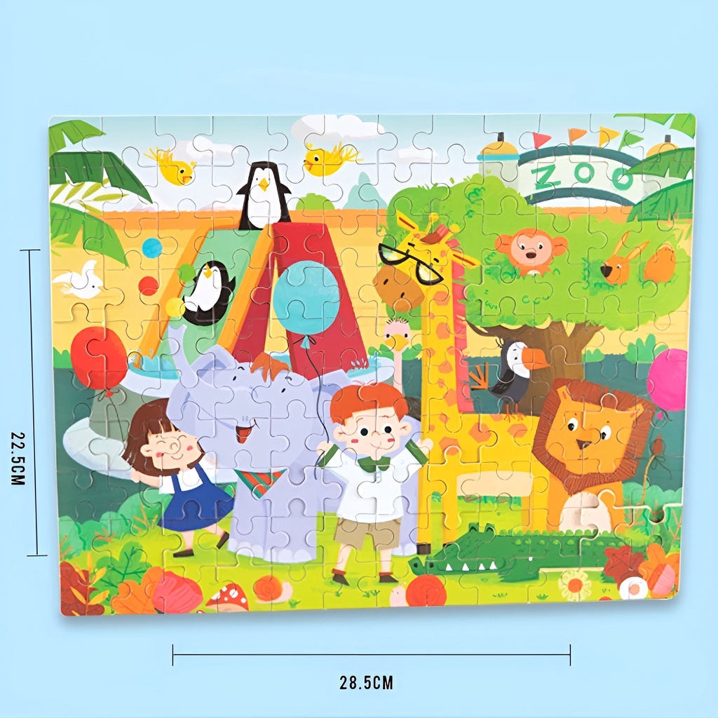 Metal Box 120pcs | Mainan Puzzle Edukasi Anak Kayu | Mainan Terbaru 2023 | Mainan Edukasi Anak Perempuan 2-3-4-5-6 Tahun